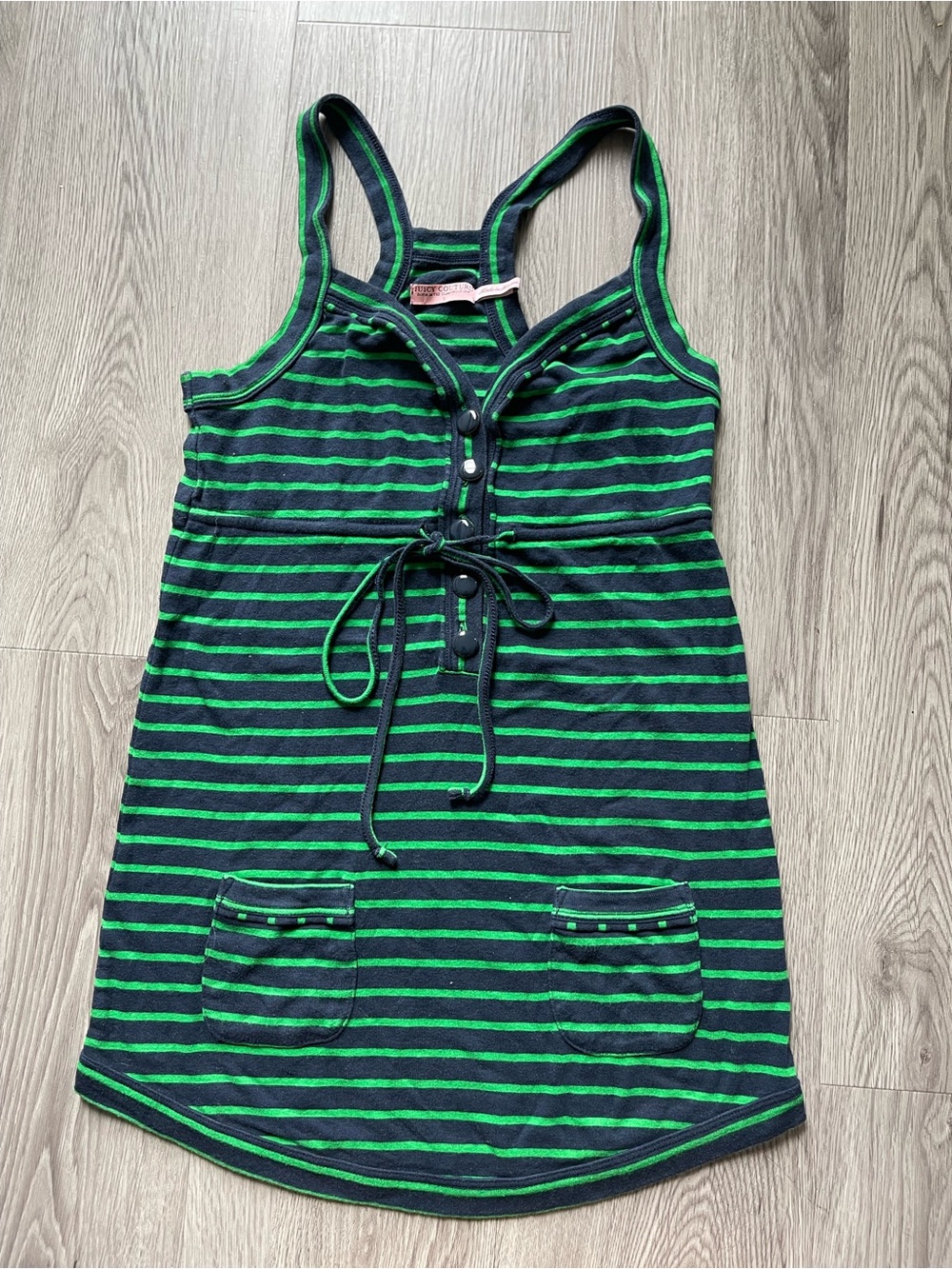 Vtg Y2K juicy couture striped tank